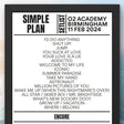 Simple Plan Birmingham February 2024 Setlist - Setlist