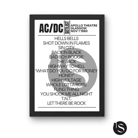 AC/DC Glasgow November 1 1980 Setlist - Setlist