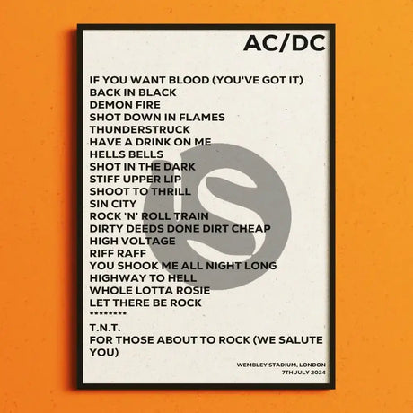 AC/DC London 7th July 2024 - Gig Setlist - Setlist