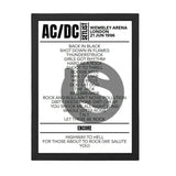 AC/DC Setlist 21 - 06 - 1996 - London - Setlist