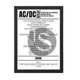 AC/DC Setlist 30 - 11 - 2000 - Sheffield - Setlist