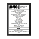 AC/DC Download Festival 2010 Replica Setlist - Setlist