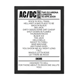 AC/DC Setlist 16-04-2009-London - Setlist