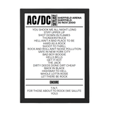 AC/DC Setlist 30-11-2000-Sheffield - Setlist