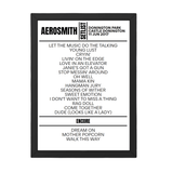 Aerosmith Download Festival 2017 Replica Setlist - Setlist