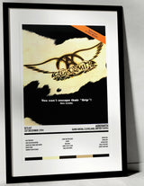 Aerosmith Get a Grip Gund Arena Cleveland 1st December 1994 - Setlist Tour Poster - Setlist