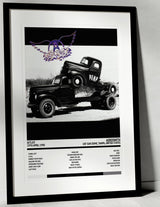 Aerosmith Pump USF Sun Dome Tampa 19th April 1990 - Setlist Tour Poster - Setlist