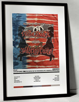 Aerosmith Route of All Evil Tweeter Center for the Performing Arts Mansfield 26th September 2006 - Setlist Tour Poster - Setlist