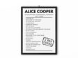 Alice Cooper Germany July 1 2024 Setlist Poster - Setlist