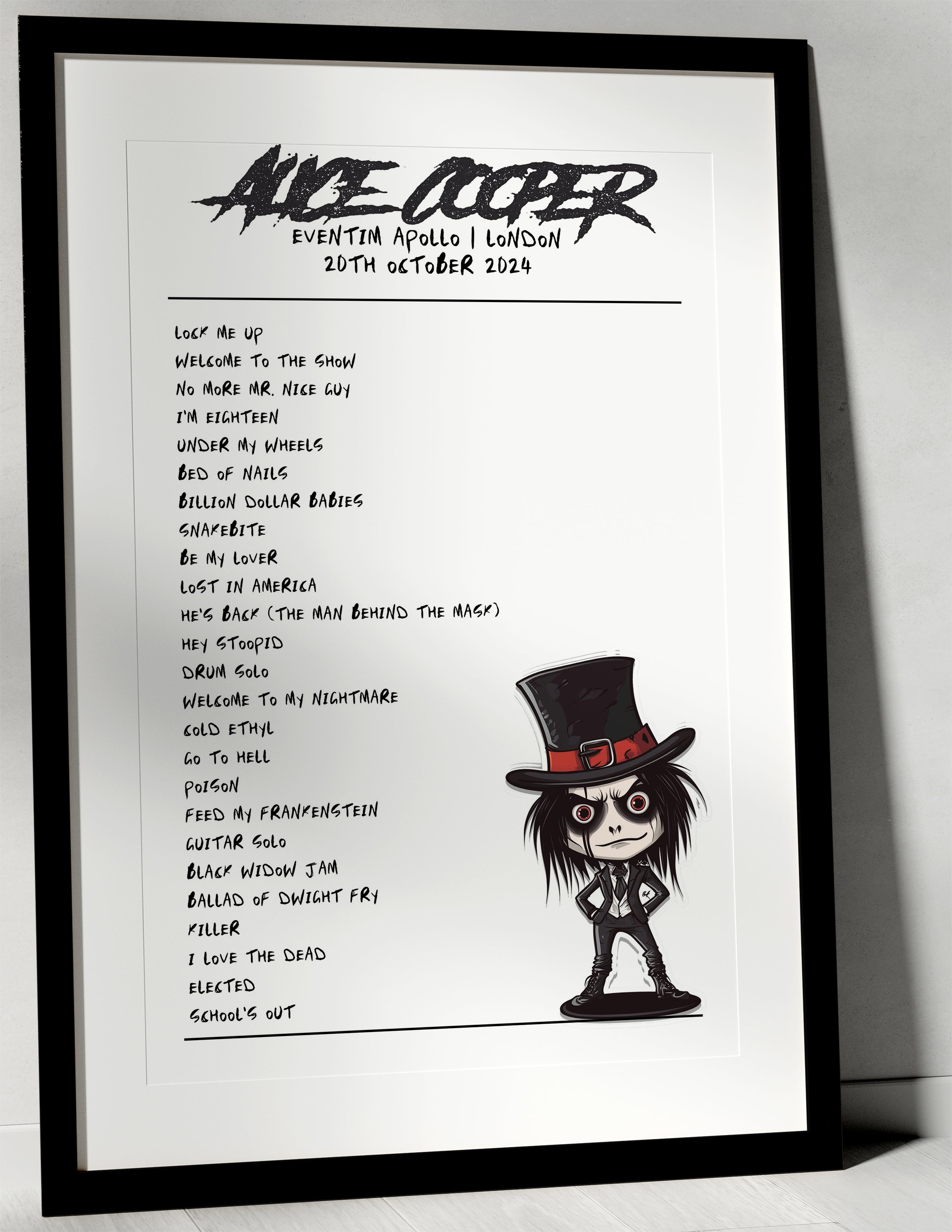 Alice Cooper Halloween Bundle - DO NOT ENTER! - Setlist