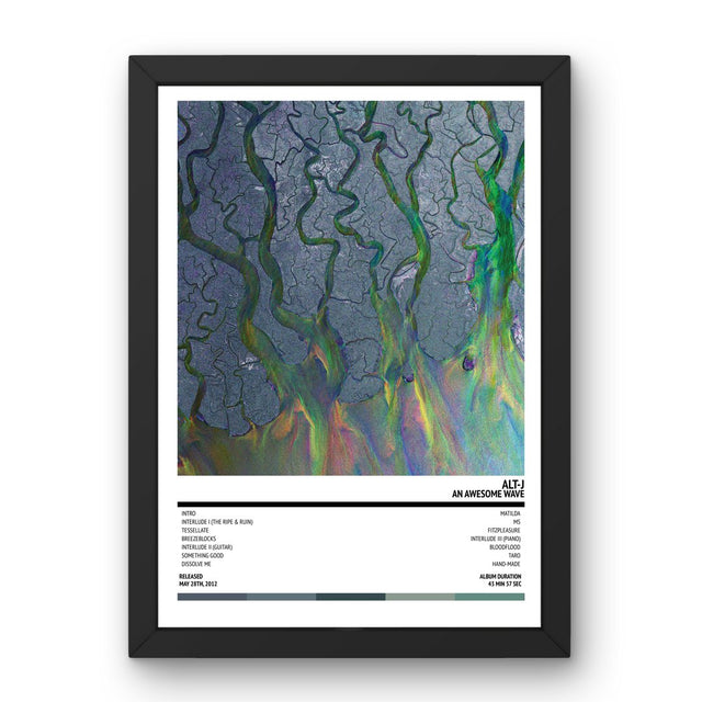 alt - J - An Awesome Wave (2012) Poster - Setlist