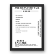 American Football Rock City Nottingham 11 September 2024 Setlist Poster - Setlist