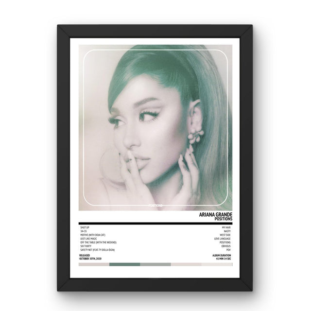 Ariana Grande - Positions (2020) Poster - Setlist