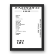 Avenged Sevenfold June 24, 2024 Ziggo Dome Amsterdam Setlist Poster - Setlist