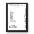 Avenged Sevenfold October 13, 2023 Germania Insurance Amphitheater Austin Setlist Poster - Setlist