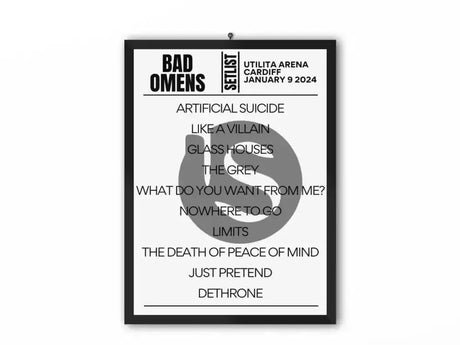 Bad Omens Setlist Cardiff January 2024 - Setlist