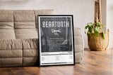 Beartooth Aggressive O2 Ritz Manchester 12th December 2016 - Setlist Tour Poster - Setlist