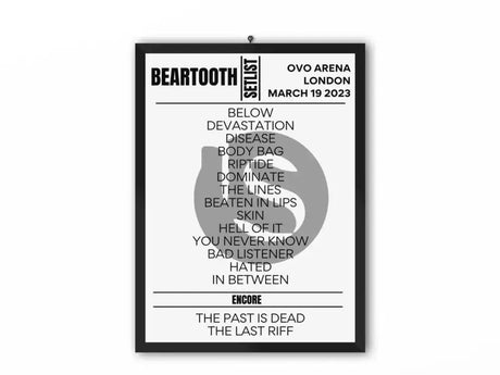 Beartooth London Setlist March 2023 - Setlist