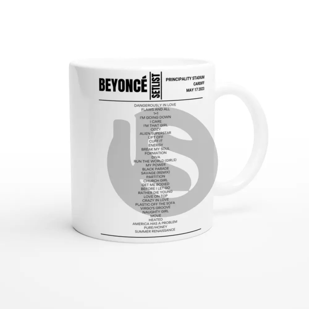 Beyoncé Cardiff May 2023 Setlist Mug - Setlist