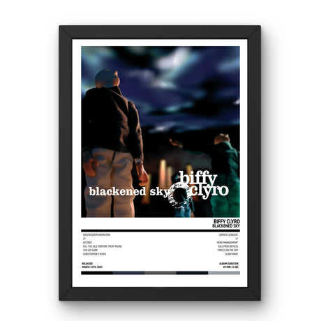 Biffy Clyro - Blackened Sky (2002) Poster - Setlist