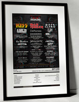 Biffy Clyro Donington Park Castle Donington 12th June 2022 - Setlist Tour Poster - Setlist