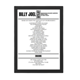 Billy Joel Madison Square Garden New York November 22, 2023 Setlist Poster - Setlist