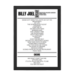 Billy Joel Madison Square Garden New York September 10, 2023 Setlist Poster - Setlist