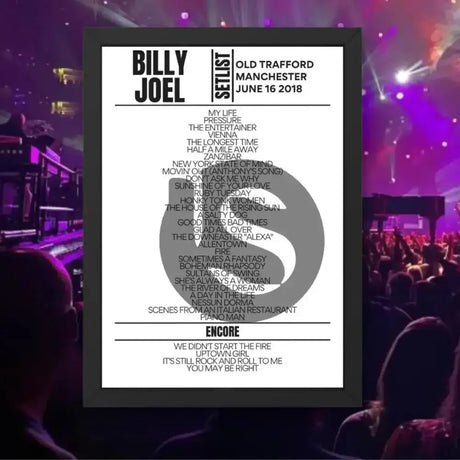 Billy Joel Old Trafford Manchester June 16 2018 Setlist - Setlist