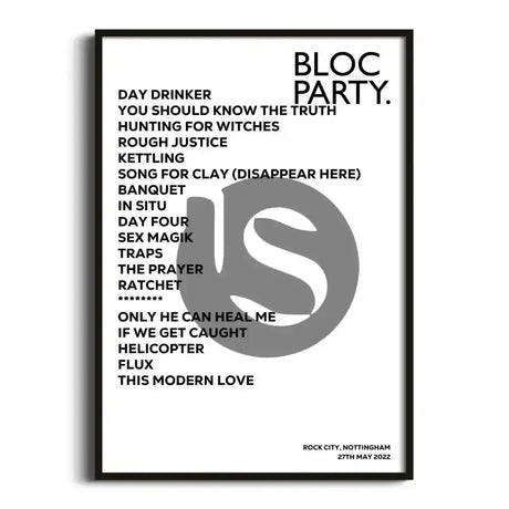 Bloc Party Nottingham 27th May 2022 - Gig Setlist - Setlist