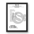 Blur Mode London 20 March 2015 Setlist Poster - Setlist