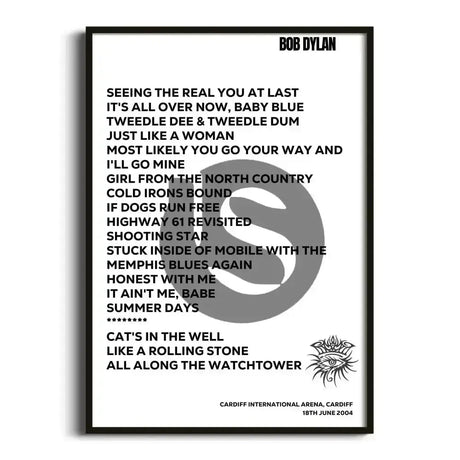 Bob Dylan Cardiff 18th June 2004 - Gig Setlist - Setlist