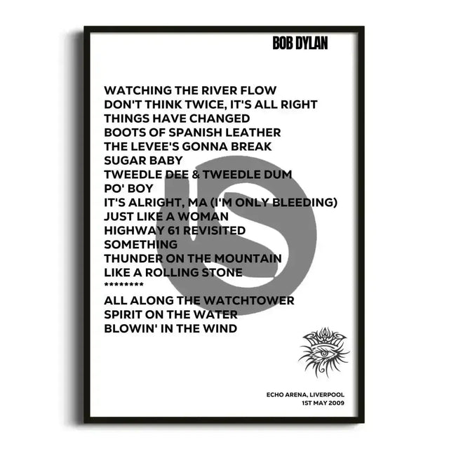 Bob Dylan Liverpool 1st May 2009 - Gig Setlist - Setlist