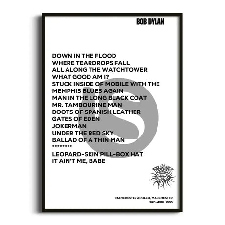 Bob Dylan Manchester 3rd April 1995 - Gig Setlist - Setlist