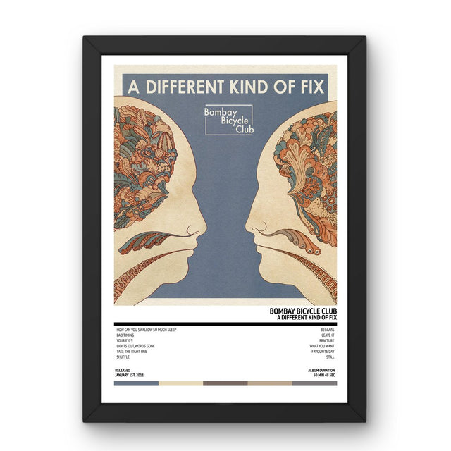 Bombay Bicycle Club - A Different Kind Of Fix (2011) Poster - Setlist