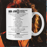 Bon Jovi Glasgow July 03, 2013 Replica Setlist Mug - Setlist