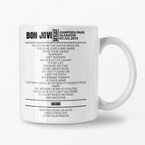 Bon Jovi Glasgow July 2013 Setlist Mug - Setlist