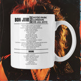 Bon Jovi London July 05, 2013 Replica Setlist Mug - Setlist