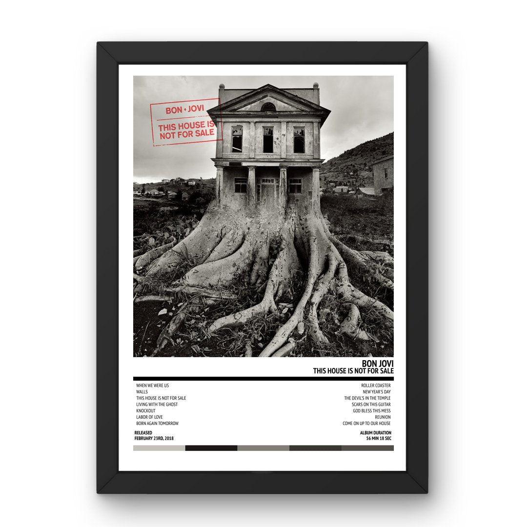 Bon Jovi - This House Is Not For Sale (2018) Poster - Setlist