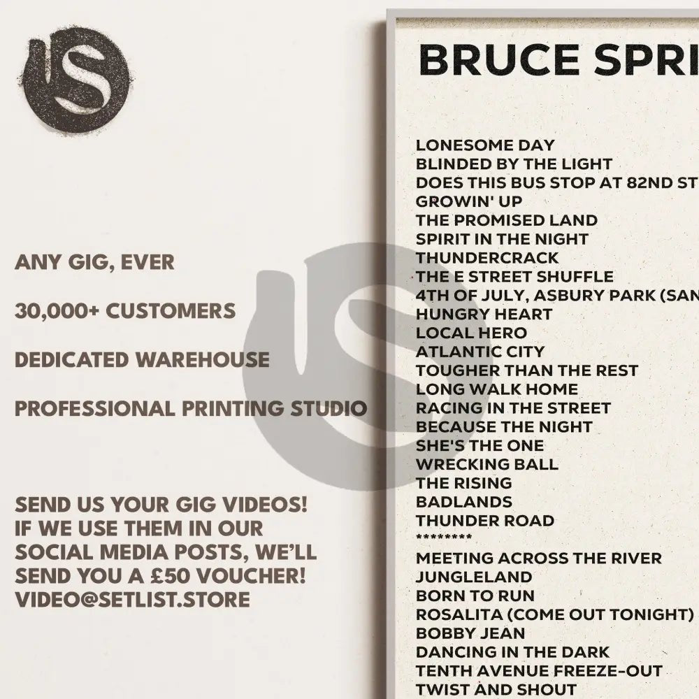 Bruce Springsteen Asbury Park 15th September 2024 - Gig Setlist - Setlist