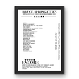 Bruce Springsteen August 23, 2024 Citizens Bank Park Philadelphia Setlist Poster - Setlist