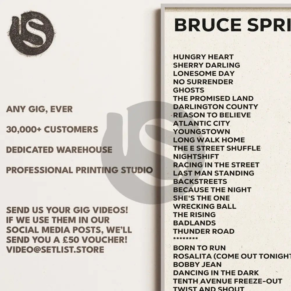 Bruce Springsteen Baltimore 13th September 2024 - Gig Setlist - Setlist