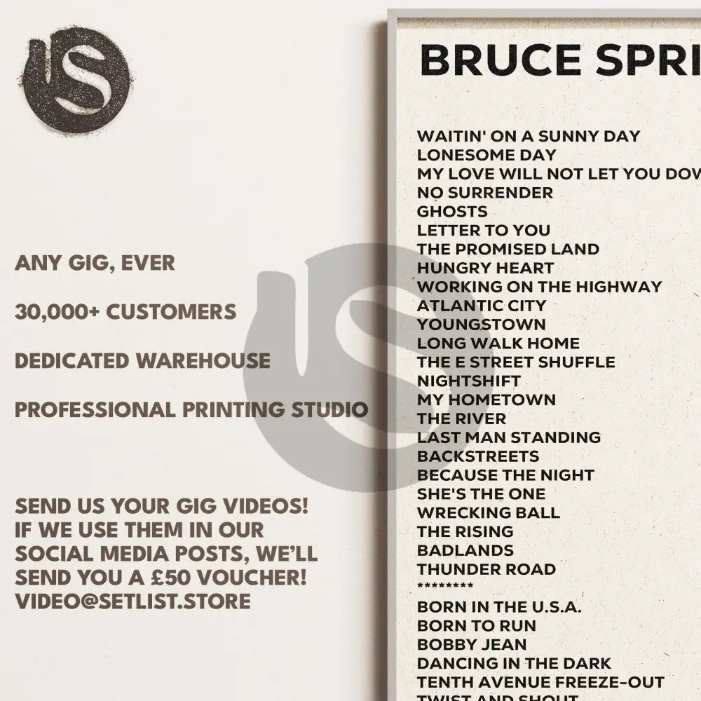 Bruce Springsteen Bergen 21st July 2024 - Gig Setlist - Setlist