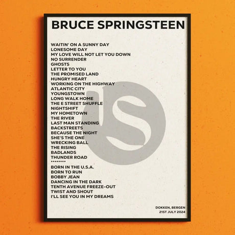 Bruce Springsteen Bergen 21st July 2024 - Gig Setlist - Setlist