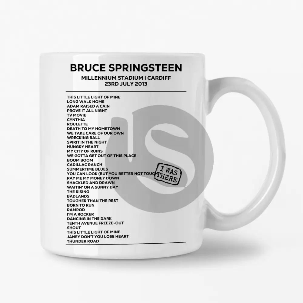 Bruce Springsteen Cardiff 23rd July 2013 Setlist Mug - Setlist