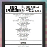 Bruce Springsteen Dublin May 7th 2023 Setlist - Setlist