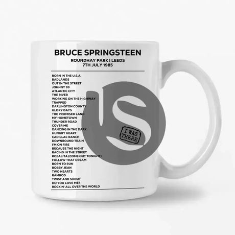 Bruce Springsteen Leeds 7th July 1985 Setlist Mug - Setlist