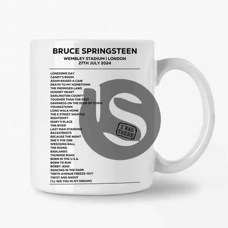 Bruce Springsteen London 27th July 2024 Setlist Mug - Setlist