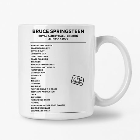 Bruce Springsteen London 27th May 2005 Setlist Mug - Setlist