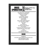 Bruce Springsteen London 28 May 2005 Replica Setlist - Setlist