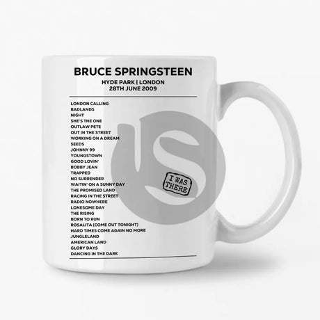 Bruce Springsteen London 28th June 2009 Setlist Mug - Setlist